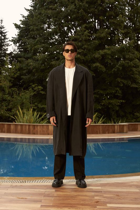 Men's Black Oversize Jacket